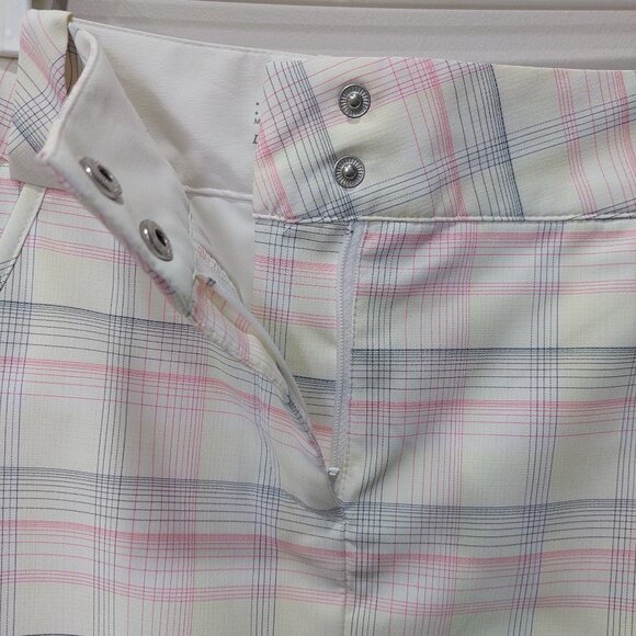 Nike Golf Dri Fit Skort White With Soft Pink Color Paind Size 6 - Picture 5 of 7